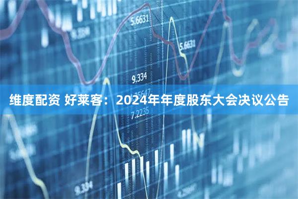 维度配资 好莱客：2024年年度股东大会决议公告